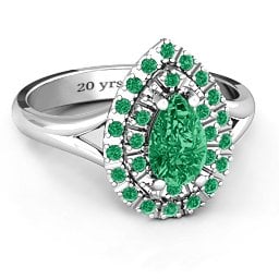 Cleopatra Double Halo Ring