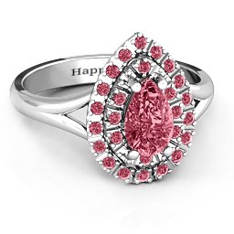 Cleopatra Double Halo Ring