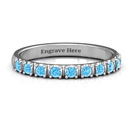 Magical Affinity Ring in 925 Sterling Silver with Blue Topaz