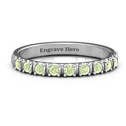 Magical Affinity Ring in 925 Sterling Silver with Peridot