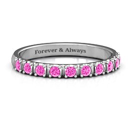 Magical Affinity Ring in 925 Sterling Silver with Pink Tourmaline