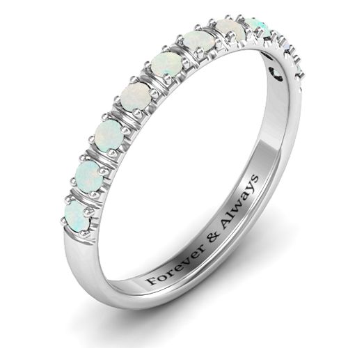 Magical Affinity Ring – Sterling Silver with Opal