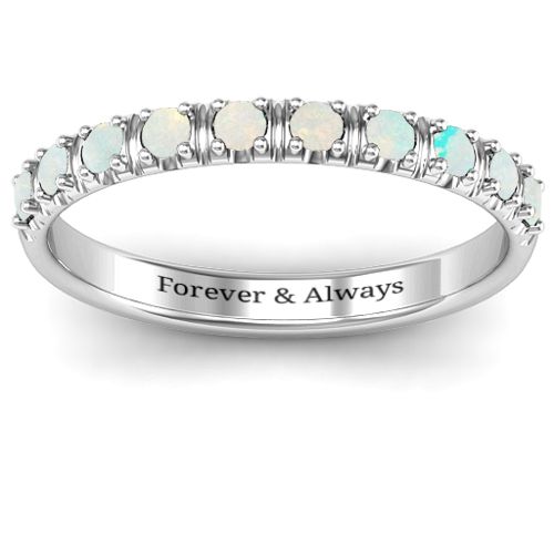 Magical Affinity Ring – Sterling Silver with Opal