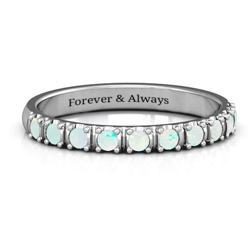 Magical Affinity Ring – Sterling Silver with Opal