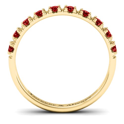 Magical Affinity Ring – 10K Yellow Gold with Garnet