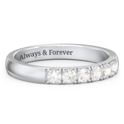 3 - 11 Gemstone Affinity Ring in 925 Sterling Silver with Cubic Zirconia