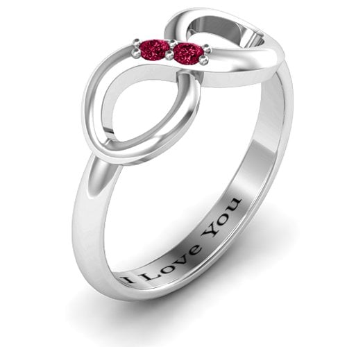 "Twosome" Infinity Ring