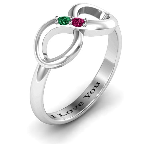 "Twosome" Infinity Ring
