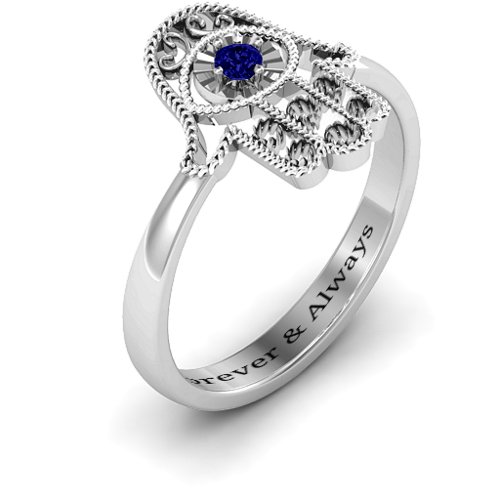 Protection Hamsa Ring