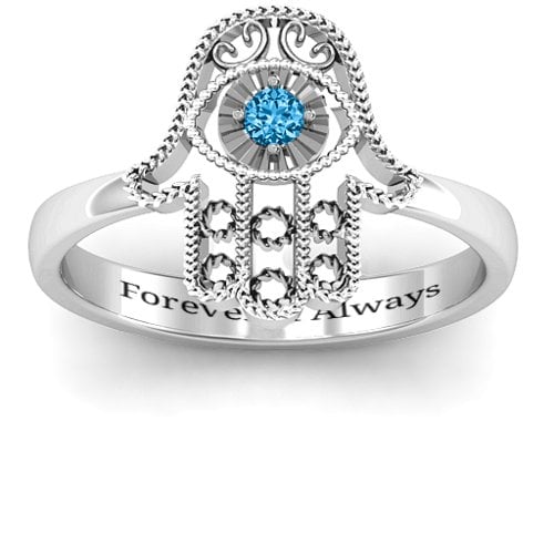 Protection Hamsa Ring