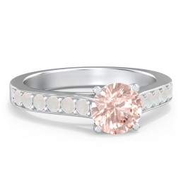 Elegant Duchess Ring with Shoulder Accents