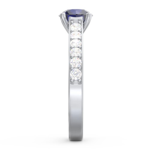 Elegant Duchess Ring with Shoulder Accents