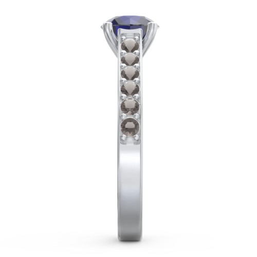 Elegant Duchess Ring with Shoulder Accents