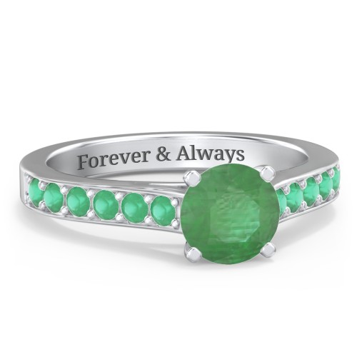 Elegant Duchess Ring with Shoulder Accents