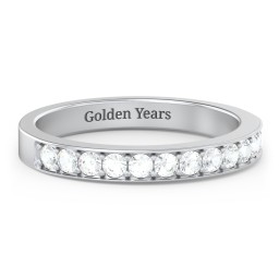 Classic Half Eternity Ring