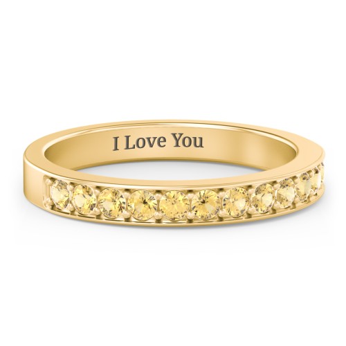 Classic Half Eternity Ring