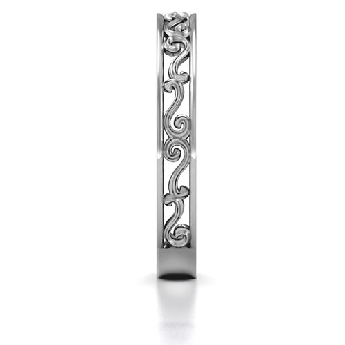 Filigree Band Ring – Sterling Silver