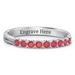 Glimmering Love Ring