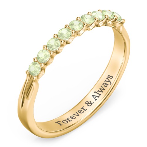 Glimmering Love Ring
