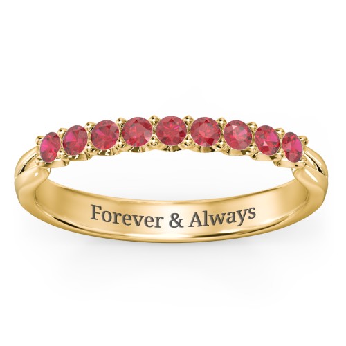 Glimmering Love Ring