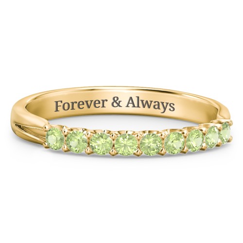 Glimmering Love Ring