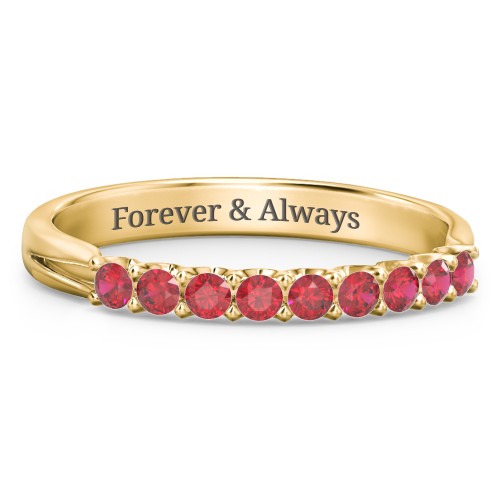 Glimmering Love Ring