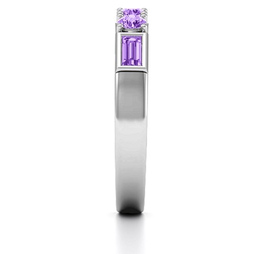 Charmed by Love Ring – Sterling Silver with Amethyst