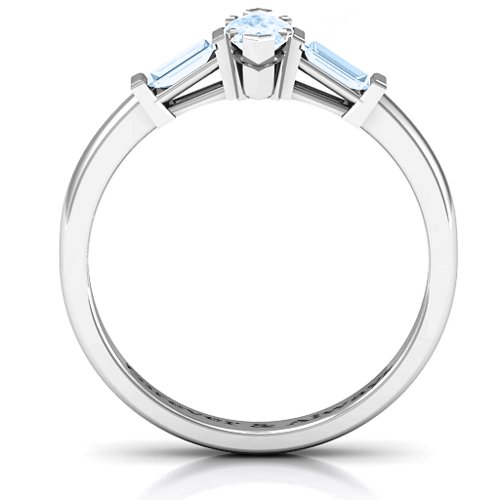 Marquise Cut Love Ring