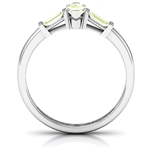 Marquise Cut Love Ring