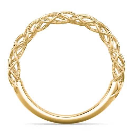 Woven in Love Ring – 10K Yellow Gold