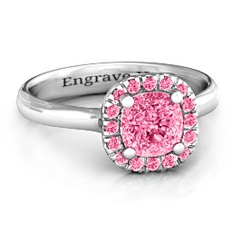 Cushion Halo Ring
