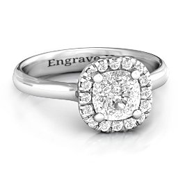 Cushion Halo Ring