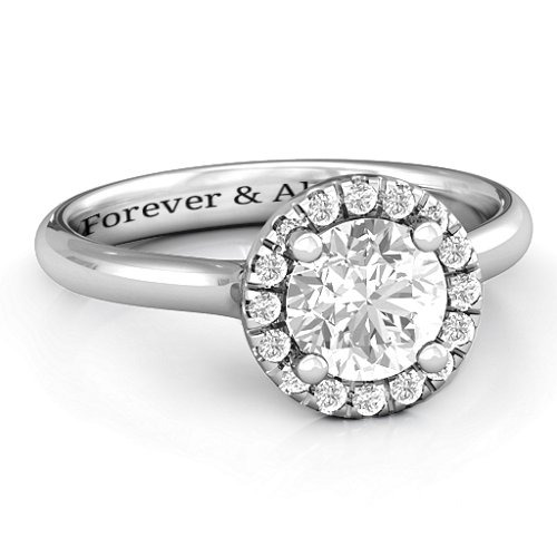 Cherish Her Ring – Sterling Silver with White Premium Zirconia