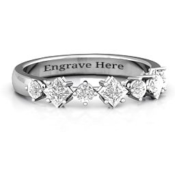 Shape of her Heart Band Ring