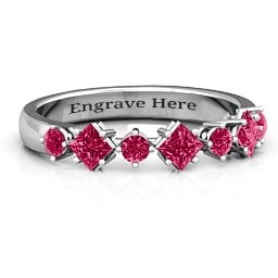 Shape of her Heart Band Ring