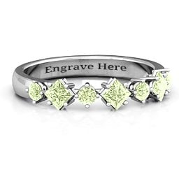 Shape of her Heart Band Ring