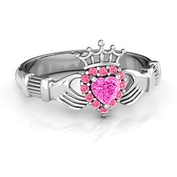 Claddagh with Halo Ring