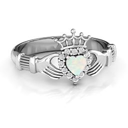 Claddagh with Halo Ring
