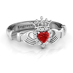 Claddagh with Halo Ring
