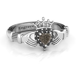 Claddagh with Halo Ring