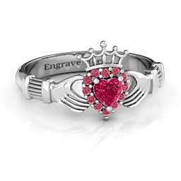 Claddagh with Halo Ring