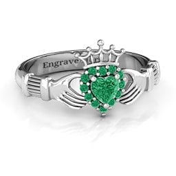 Claddagh with Halo Ring