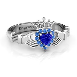 Claddagh with Halo Ring