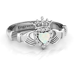 Claddagh with Halo Ring