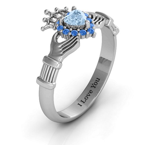 Claddagh with Halo Ring