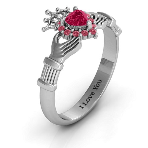 Claddagh with Halo Ring