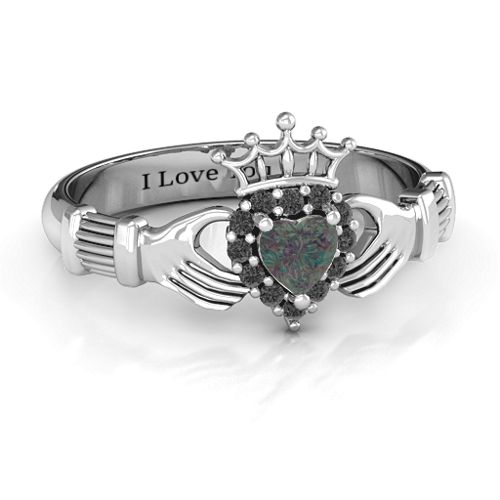 Claddagh with Halo Ring