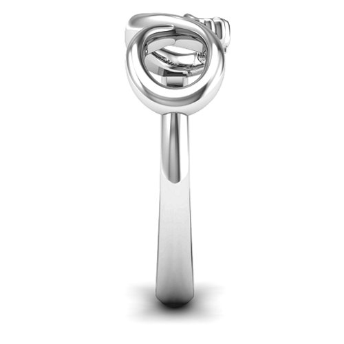 Mom's Infinite Love Ring – 10K White Gold