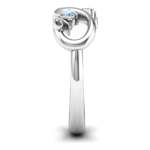 Sweet 16 with Birthstone Infinity Ring