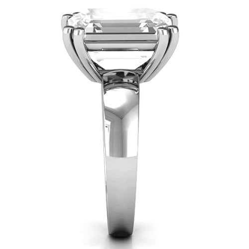 Basket Set Emerald Cut Ring